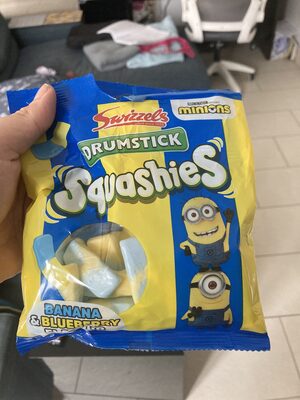 Swizzels Banana & Blueberry Flavour Drumstick Squashies 120g