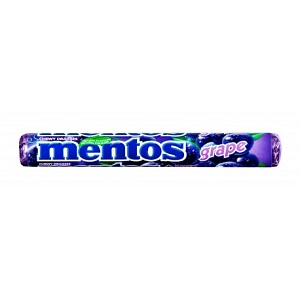 Mentos, Chewy grape flavoured candy, 37g