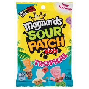 Maynards, Tropical sour candies, 185 g