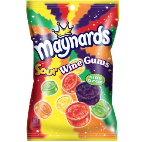 Maynards, Sour wine flavoured gum candies, 170 g