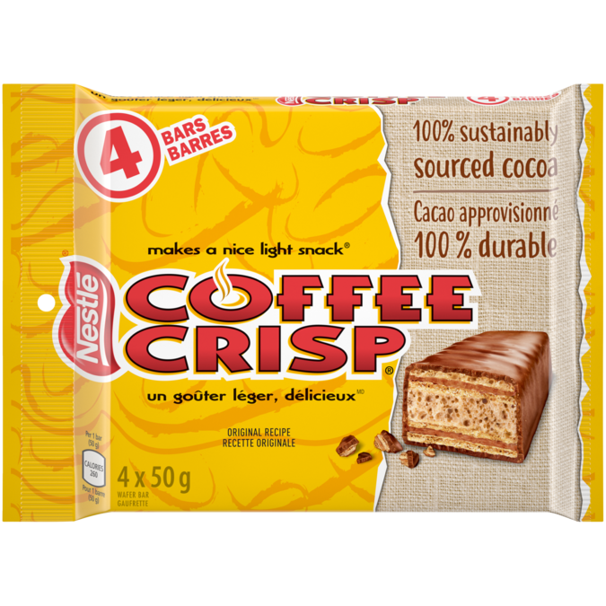 Coffee crisp 4 packs 50g