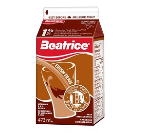 Beatrice 1% choc Milk 473ml