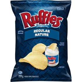 Ruffles Regular Chips, 220g