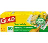 Glad Double Seal zipper bags