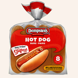 Dempster&#039;s Original Hot Dog Buns, Pkg of 8