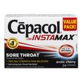 Cepacol, Arctic cherry flavoured sore throat lozenges value pack, 24 un